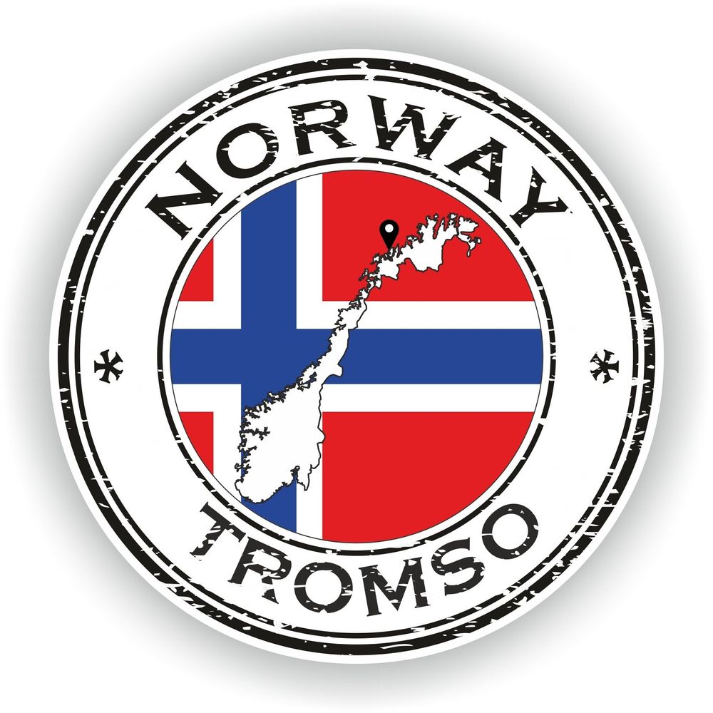 Norway Tromso Seal Round Flag