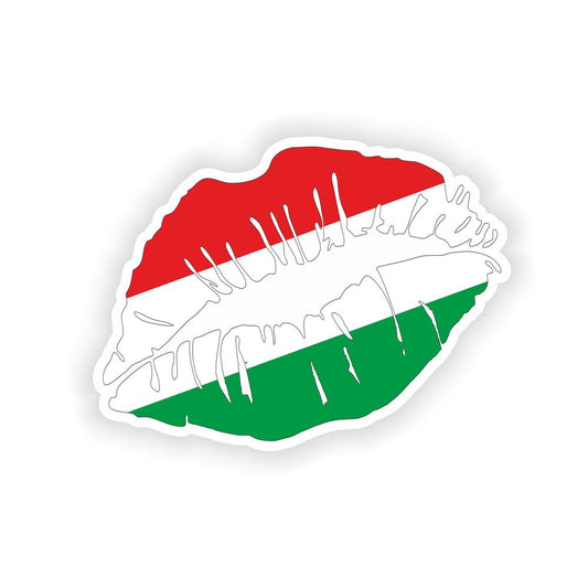 Lips Hungary Flag