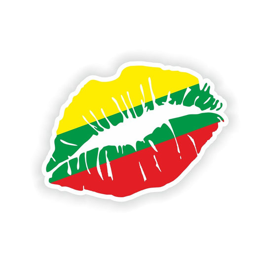 Lips Lithuania Flag