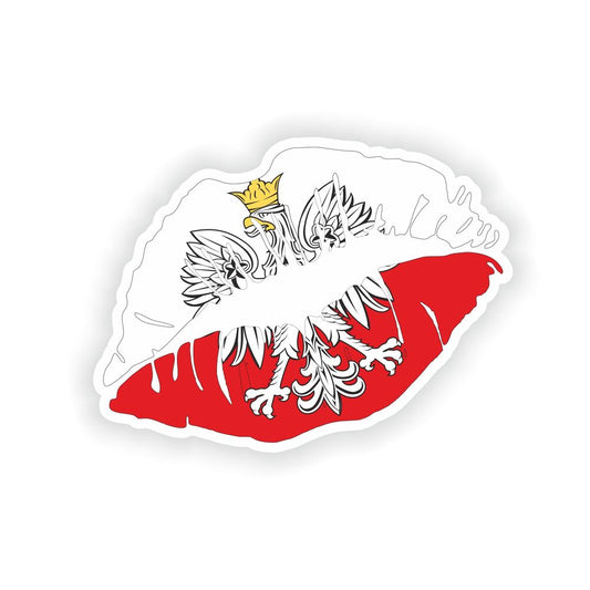 Lips Poland Flag