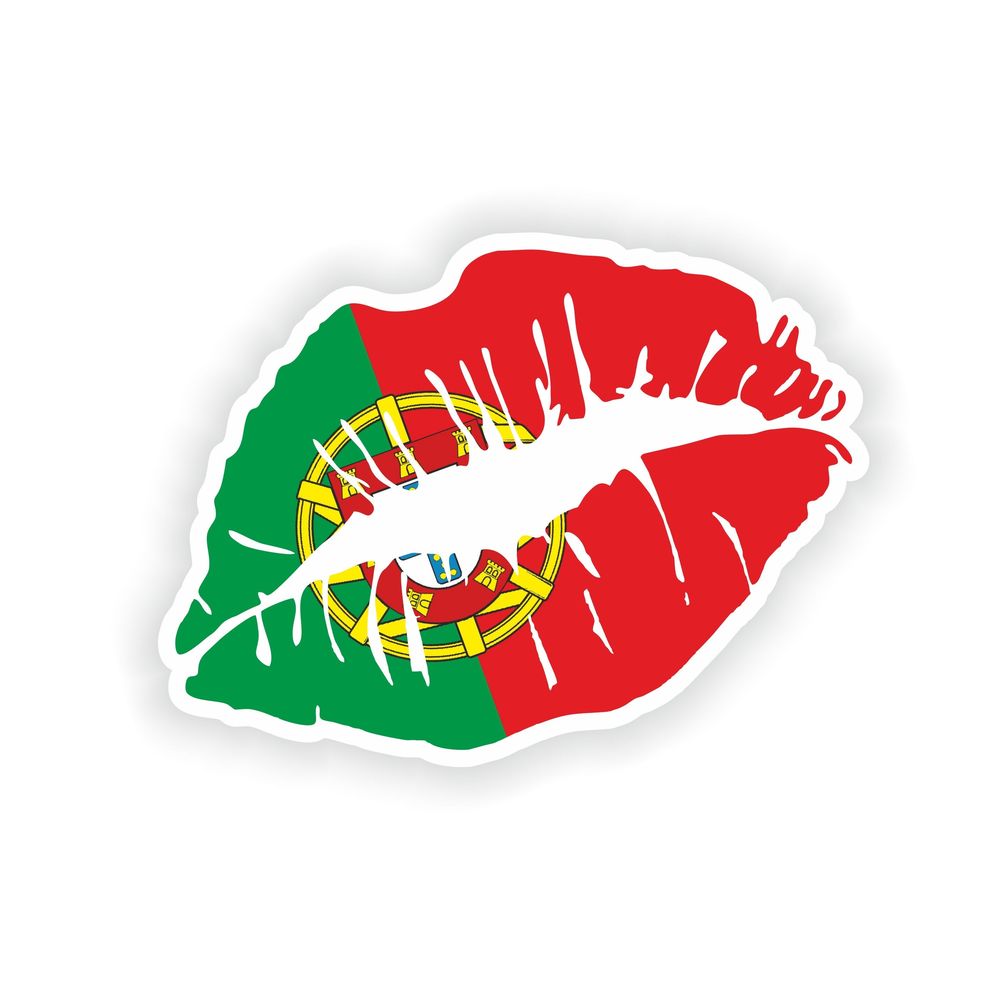 Lips Portugal Flag