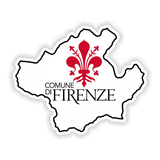Comune Firenze Municipality Of Florence Map Flag Italy Toscana