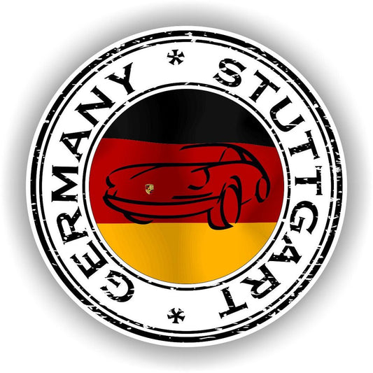 Germany Stuttgart Seal Round Flag