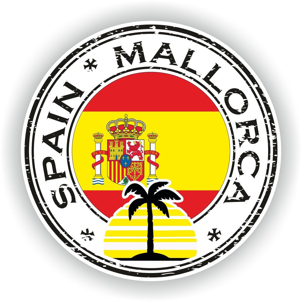Spain Mallorca Seal Round Flag