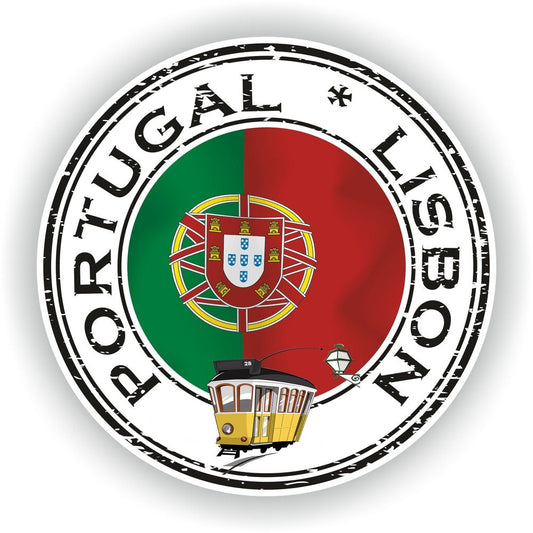 Portugal Lisbon #01 Seal Round Flag