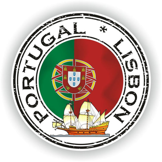 Portugal Lisbon #02 Seal Round Flag