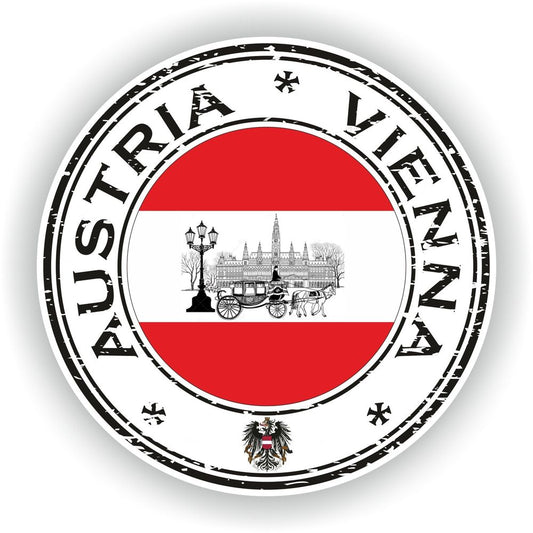 Austria Vienna Seal Round Flag