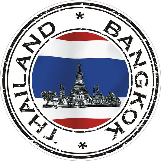 Thailand Bangkok #02 Seal Round Flag