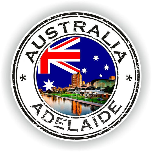 Adelaide Australia Seal Round Flag