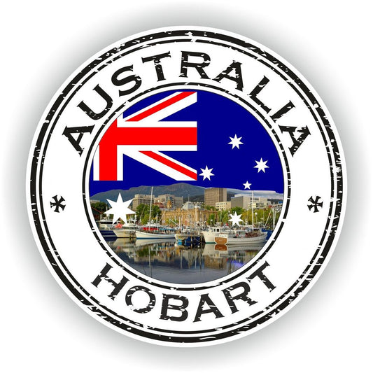 Hobart Australia Seal Round Flag