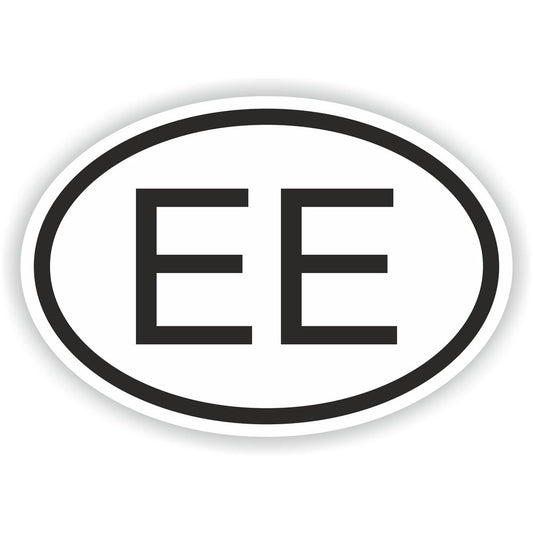 Ee Escursionista Estero Country Code Oval
