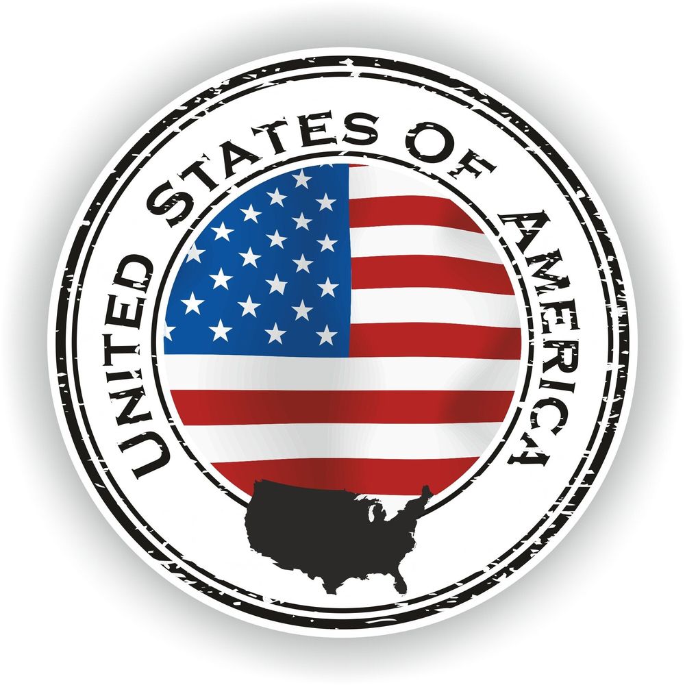 USA Seal Round Flag