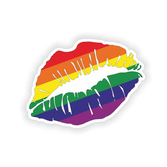 Lips Gay Rainbow Flag Flag