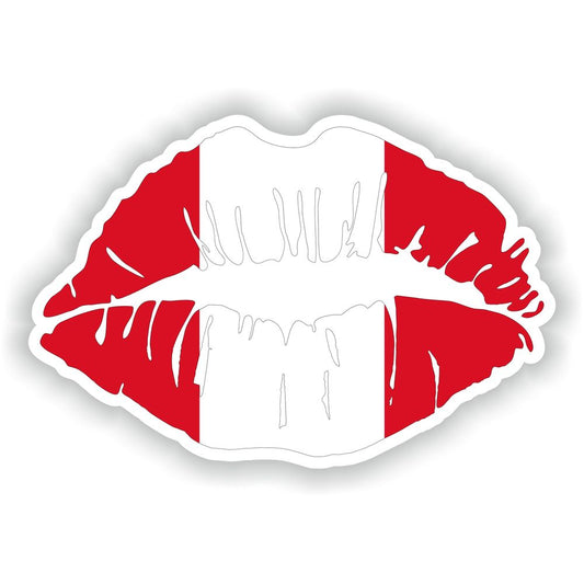 Peru Lips Flag