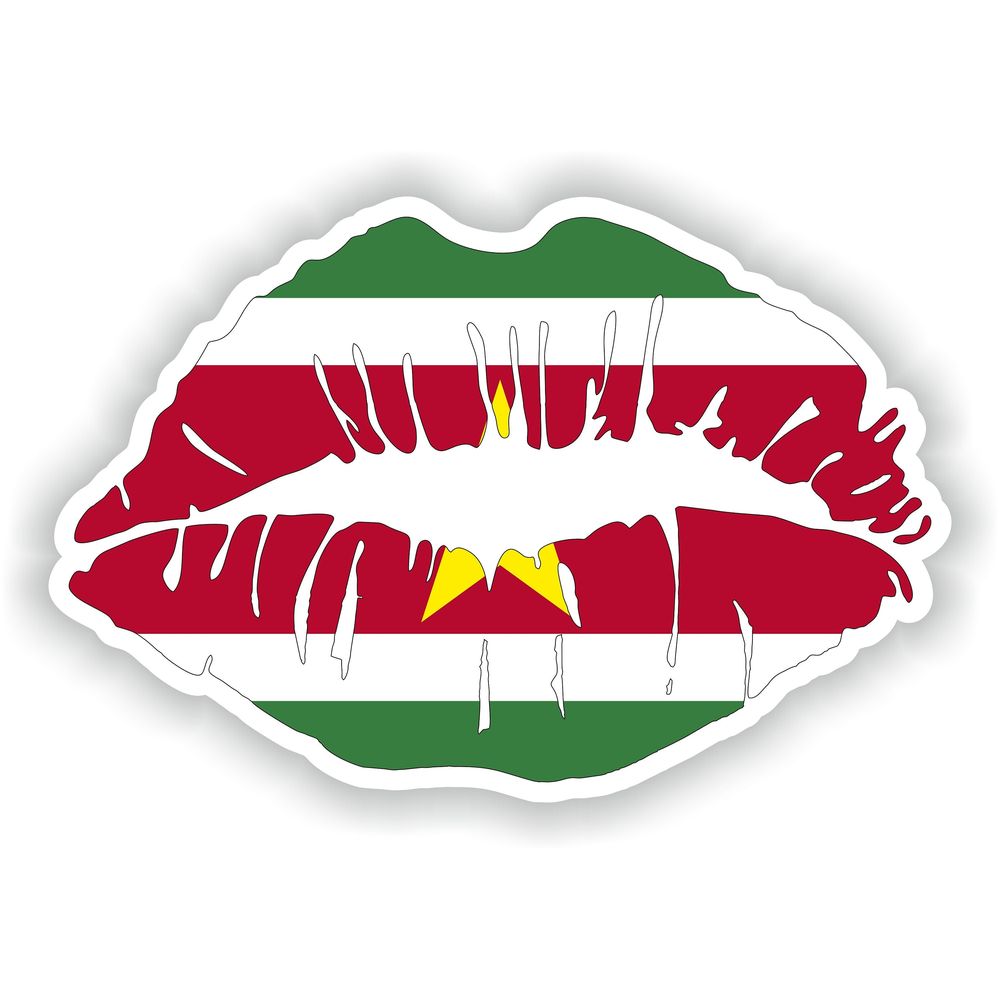 Suriname Lips Flag