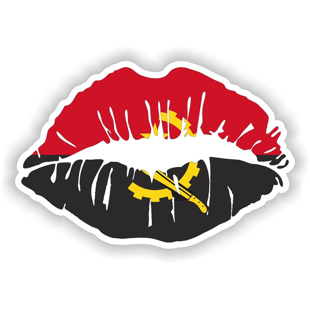 Lips Angola Flag
