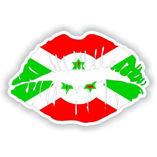 Lips Burundi Flag