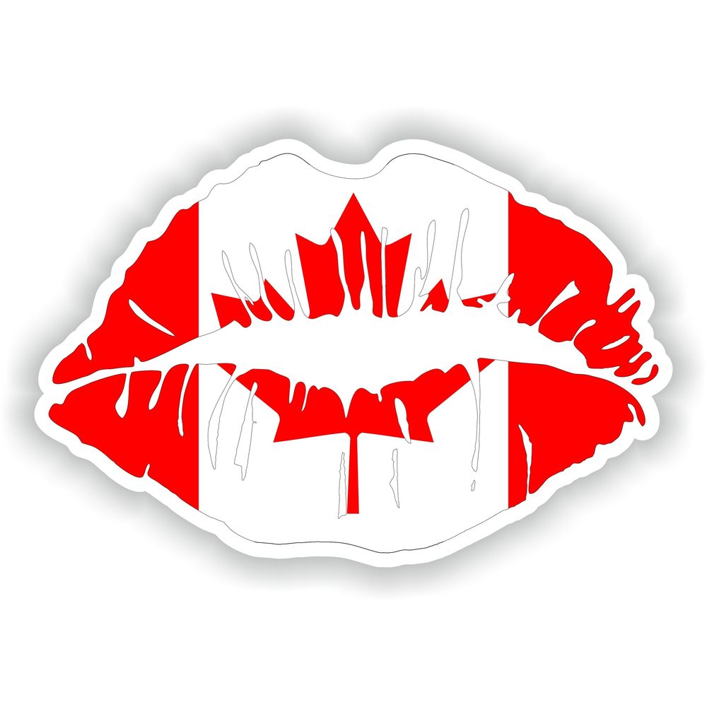 Lips Canada Flag