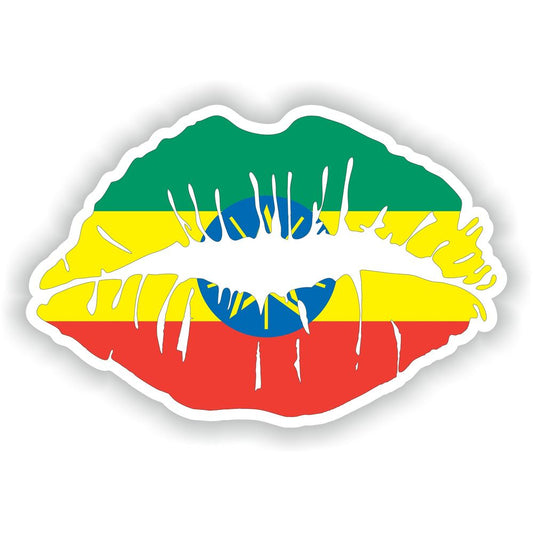 Lips Ethiopia Flag