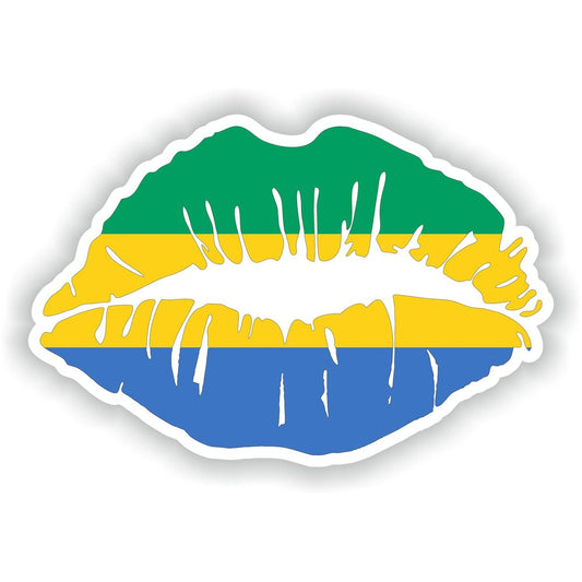 Lips Gabon Flag