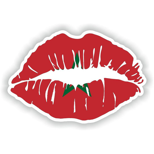 Lips Morocco Flag
