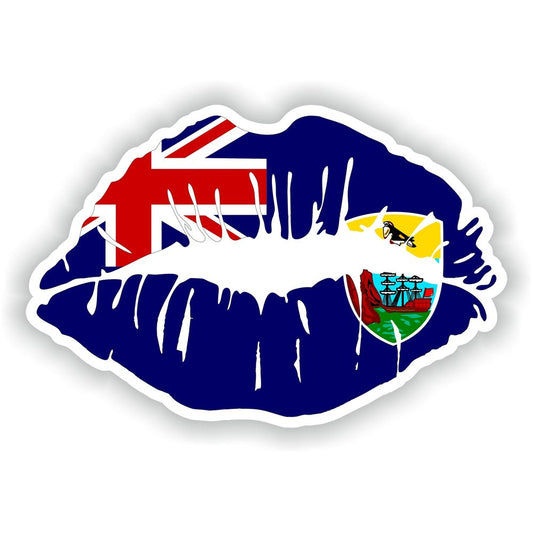 Lips Saint Helena Flag