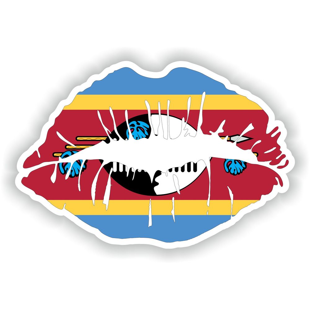 Lips Swaziland Flag