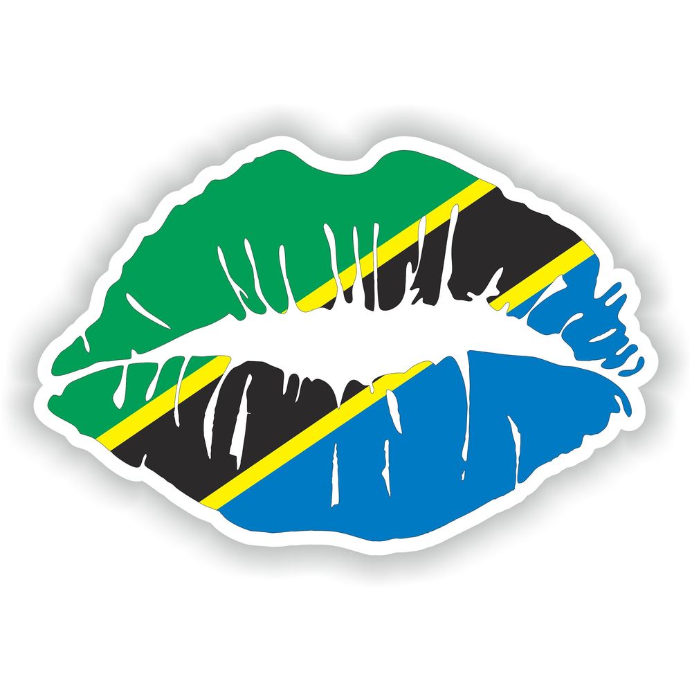 Lips Tanzania Flag