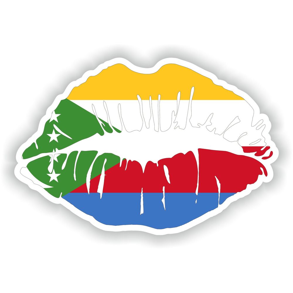 Lips The Comoros Flag