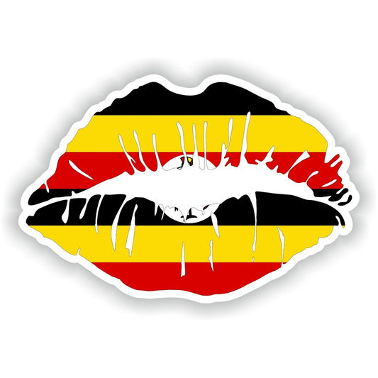 Lips Uganda Flag