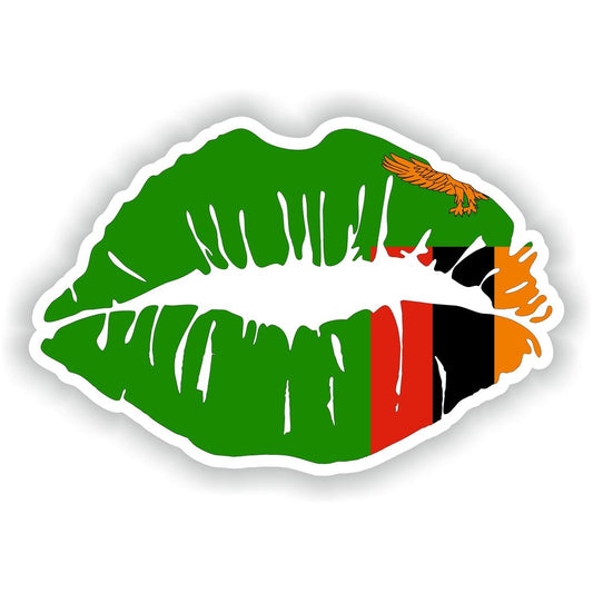 Lips Zambia Flag