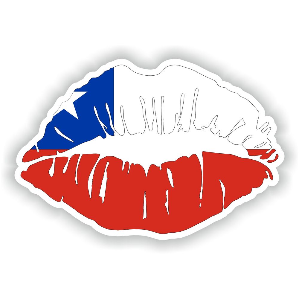 Chile Lips Flag