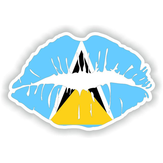 Saint Lucia Lips Flag