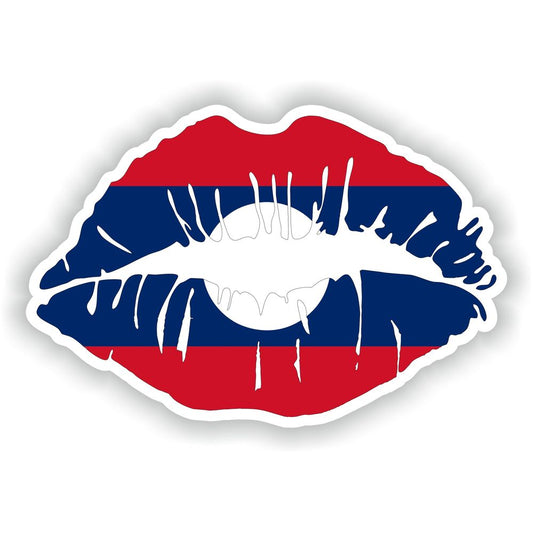Lips Laos Flag