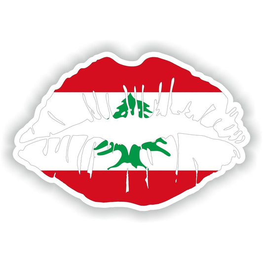 Lips Lebanon Flag