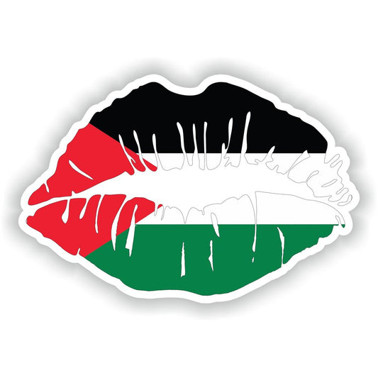 Lips Palestine Flag