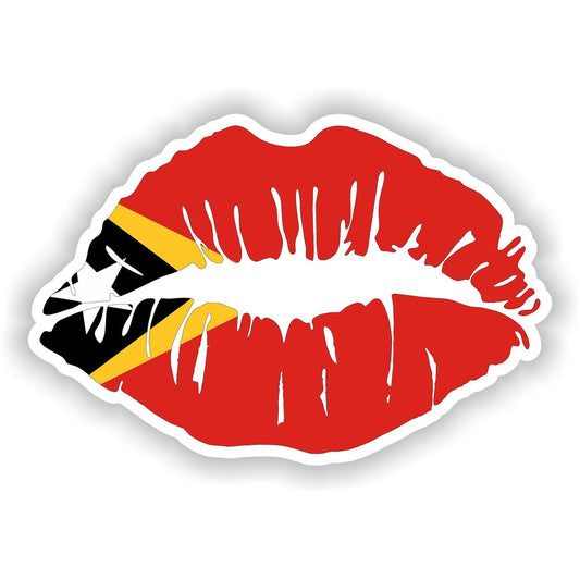 Lips Timor Leste Flag