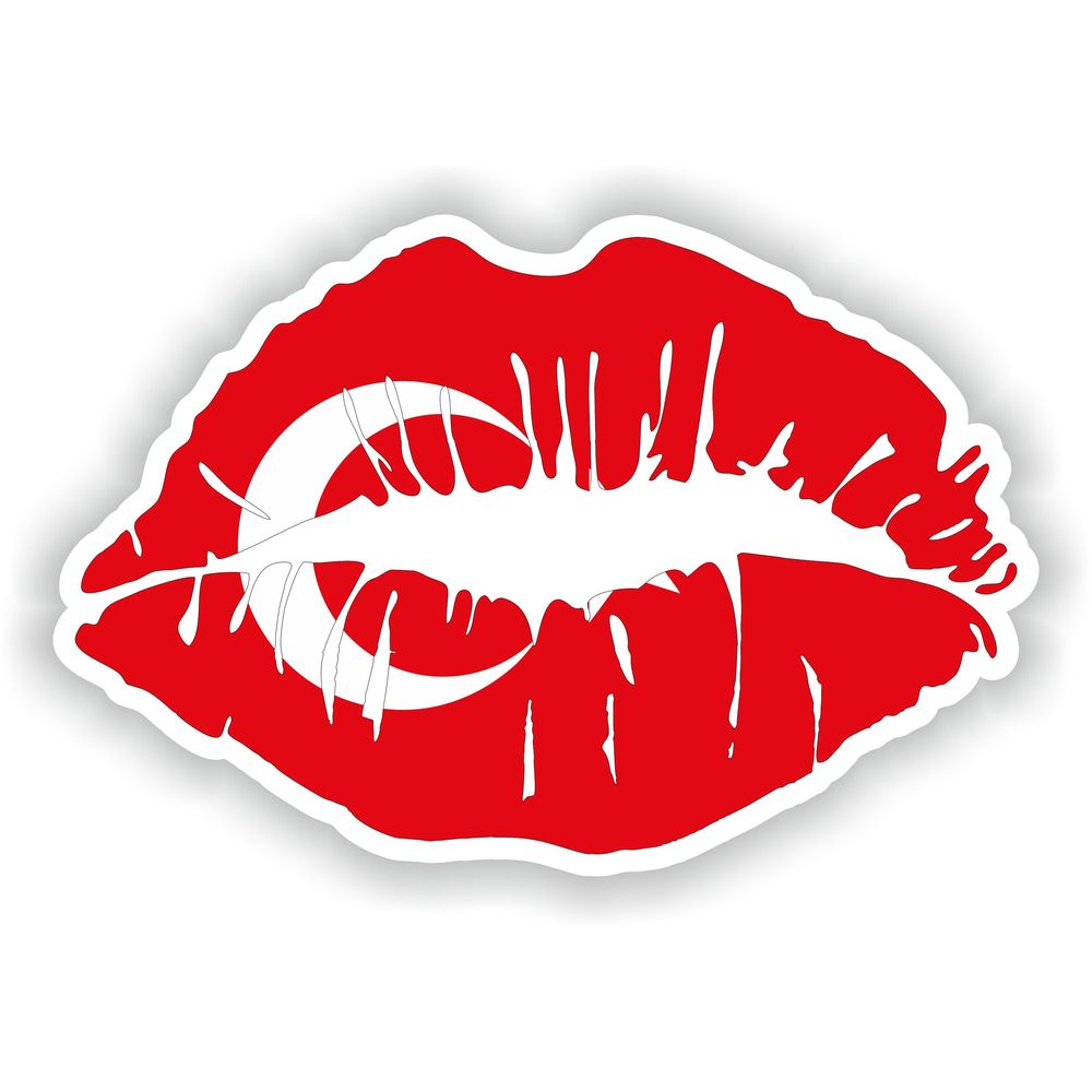 Lips Turkey Flag