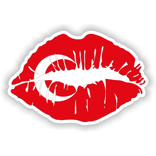 Lips Turkey Flag