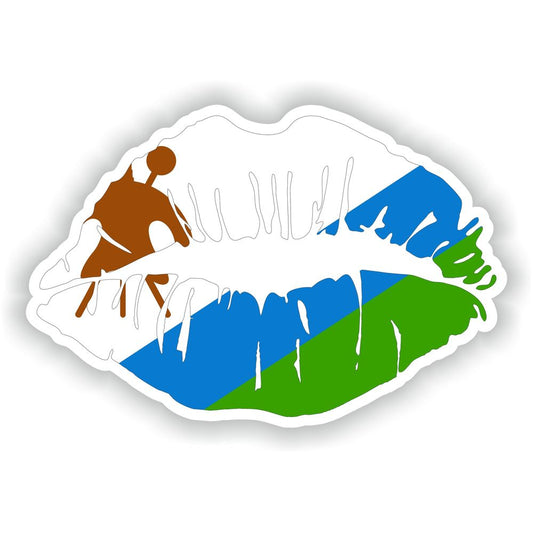 Lips Lesotho Flag