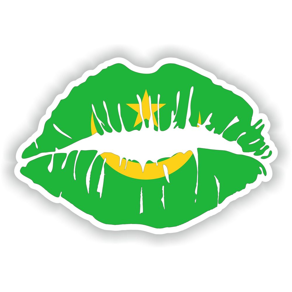 Lips Mauritania Flag