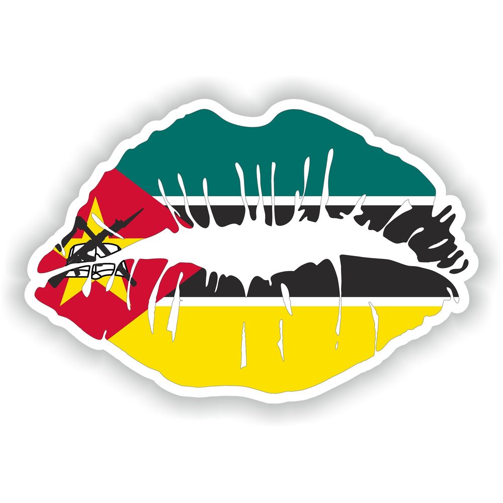 Lips Mozambique Flag