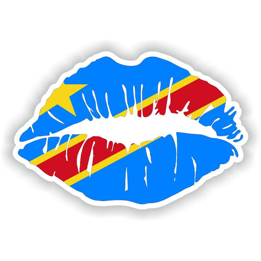 Lips The Democratic Republic Of The Congo Flag