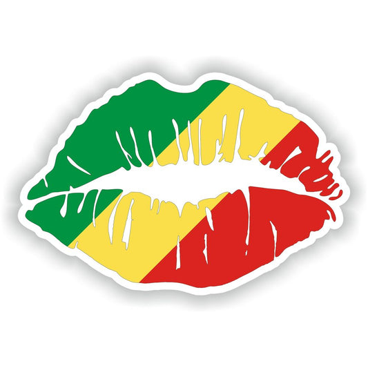 Lips The Republic Of The Congo Flag