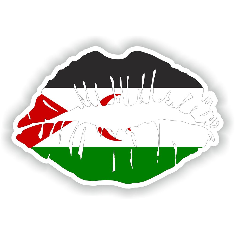 Lips Western Sahara Flag