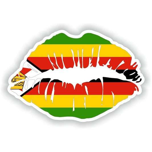Lips Zimbabwe Flag