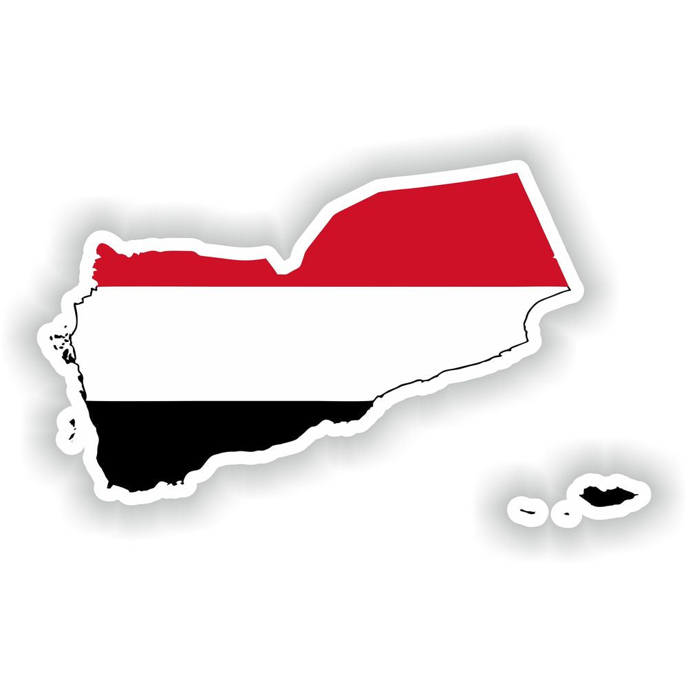 Yemen Map Flag