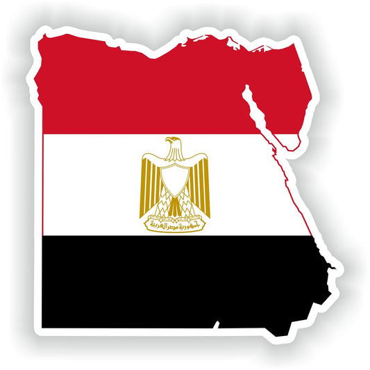 Egypt Map Flag
