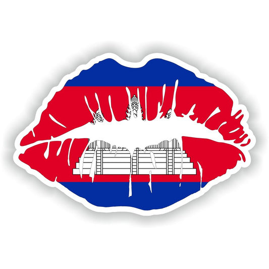 Lips Cambodia Flag