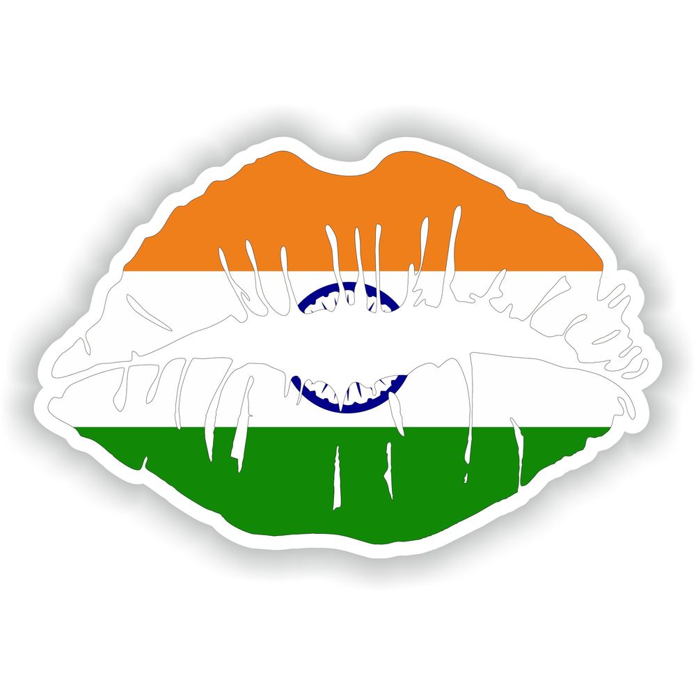 Lips India Flag